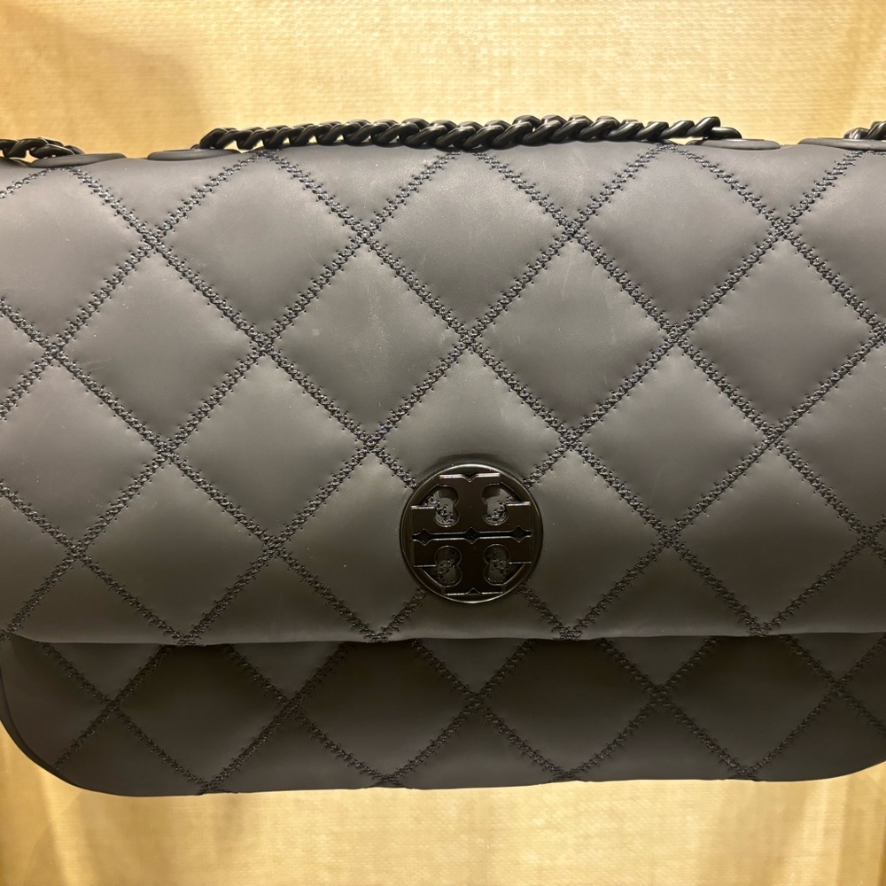 Tory Burch Black Quilted Shoulder Bag